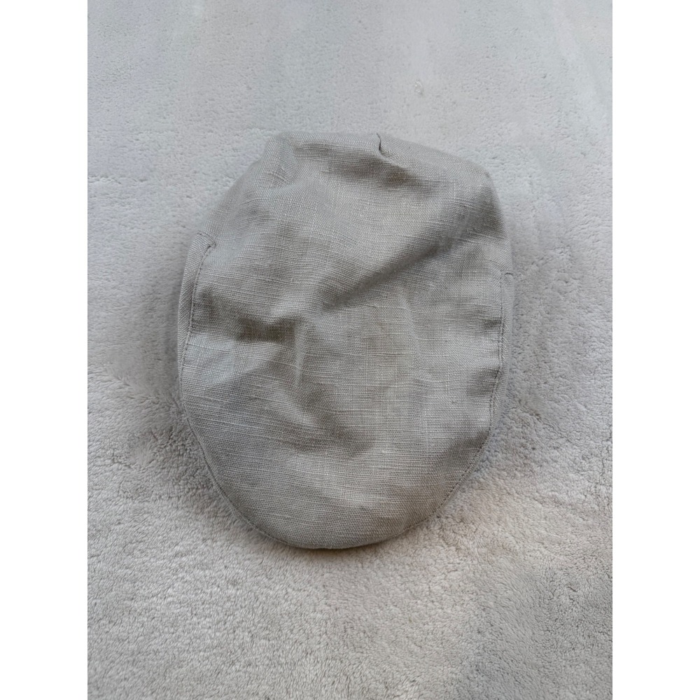 Moygashel Pure Linen Newsboy Cap Driving Golf Cabbie Hat Medium Menswear‎